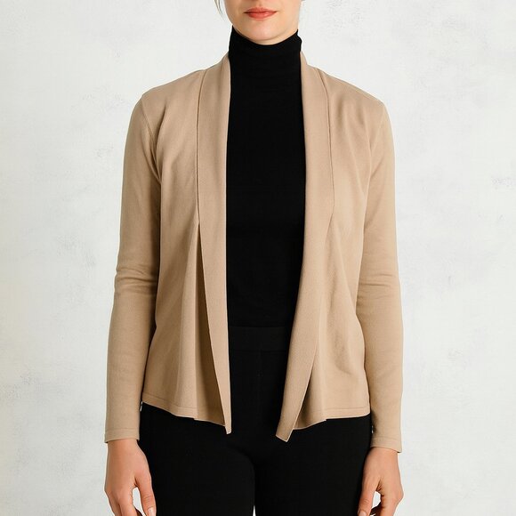 W By Worth Butternut Open Cardigan Light Academia - Picture 1 of 6